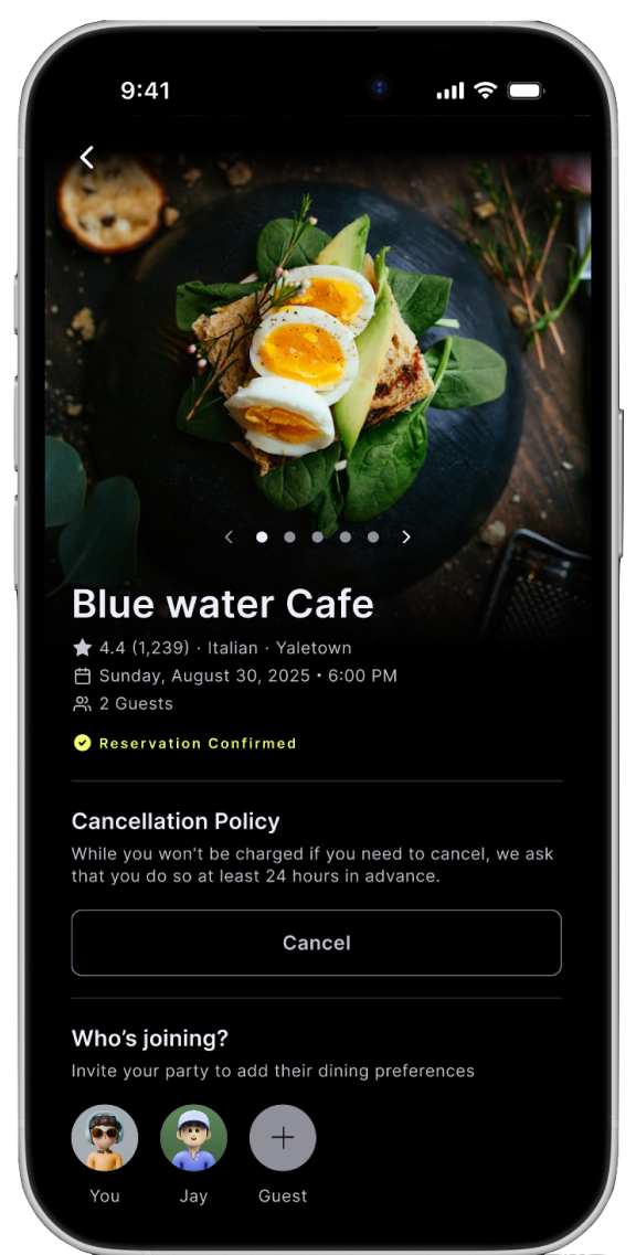 Key page design, mobile — screen 4