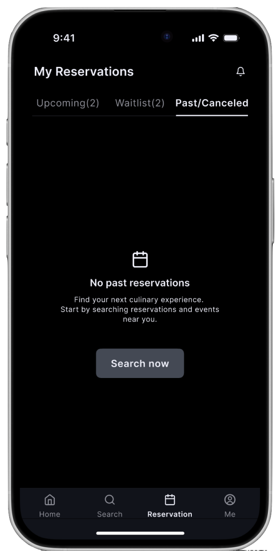 Key page design, mobile — screen 5