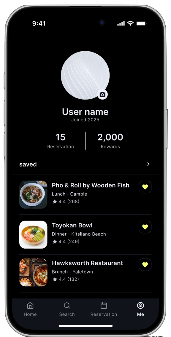 Key page design, mobile — screen 6