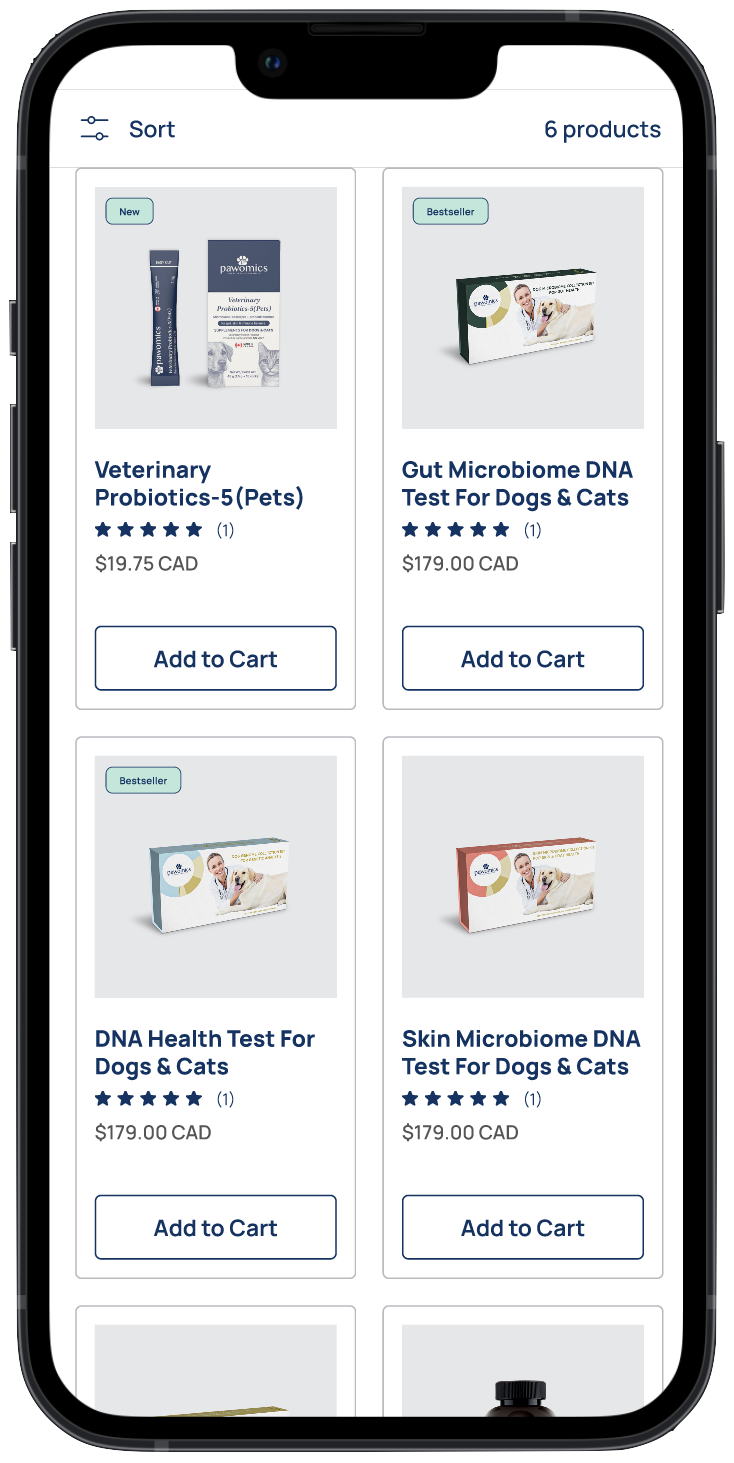 Key page design, mobile — screen 6